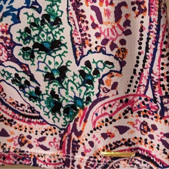 Calvin Klein Pink and Blue Blouse - Picture 3 of 4